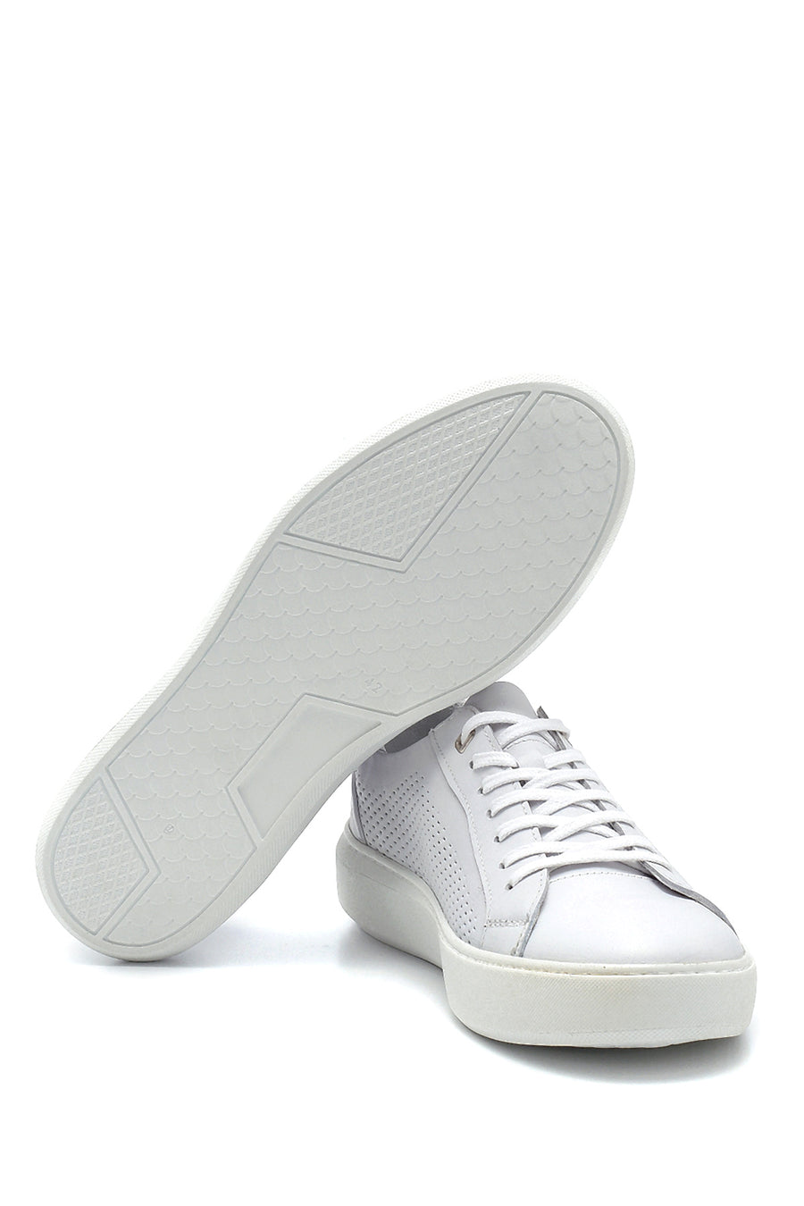 Men's Leather Printed Sneaker