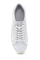 Men's Leather Printed Sneaker | Derimod
