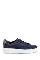 Men's Leather Printed Sneaker | Derimod