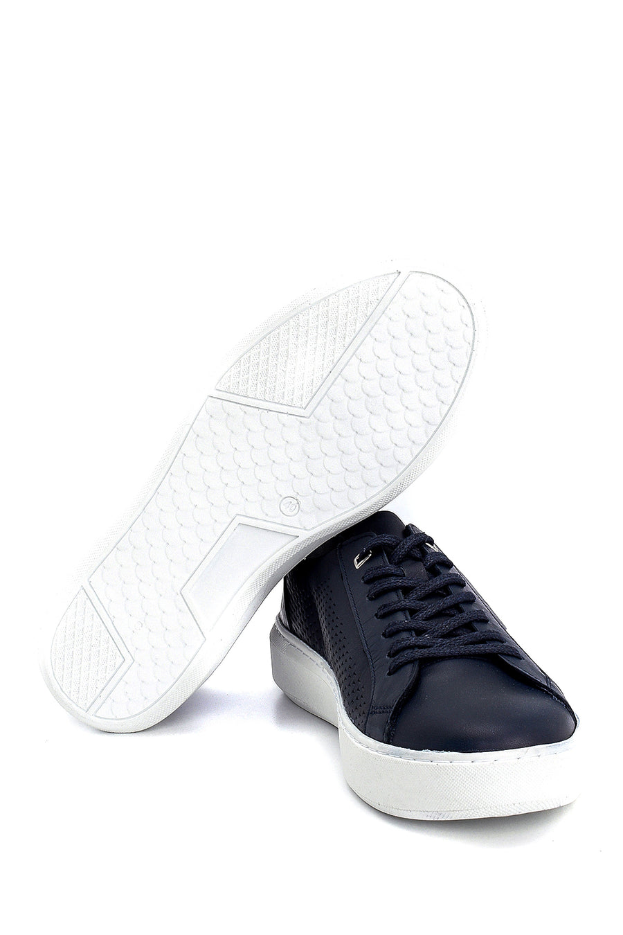 Men's Leather Printed Sneaker