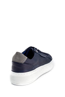 Men's Leather Printed Sneaker | Derimod