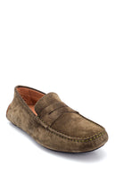 Men's Leather Suede Loafer | Derimod
