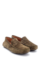 Men's Leather Suede Loafer | Derimod