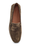 Men's Leather Suede Loafer | Derimod