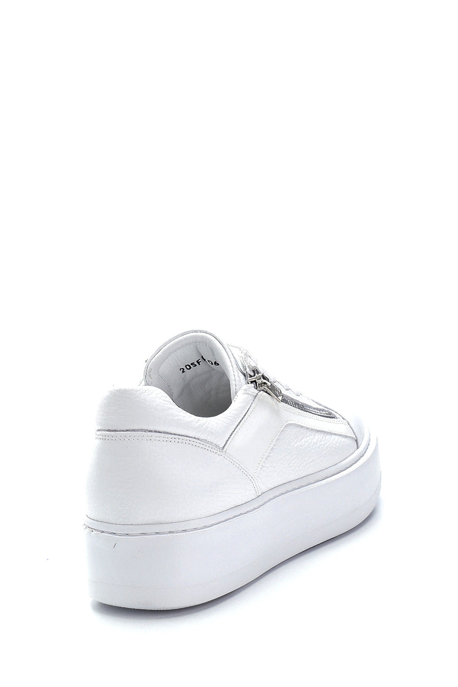 Erkek Deri Fermuar Detaylı Sneaker