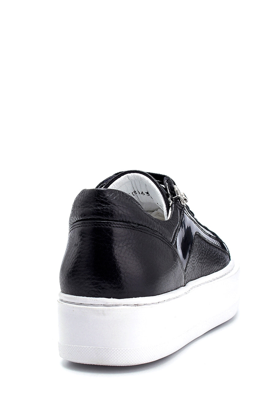 Erkek Deri Fermuar Detaylı Sneaker