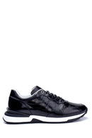 Erkek Deri Kroko Detaylı Sneaker | Derimod
