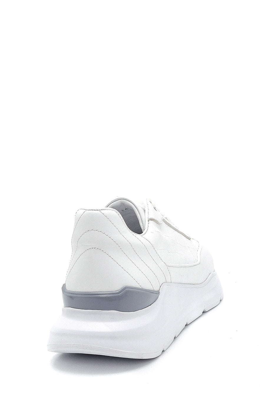 Erkek Kroko Desenli Sneaker