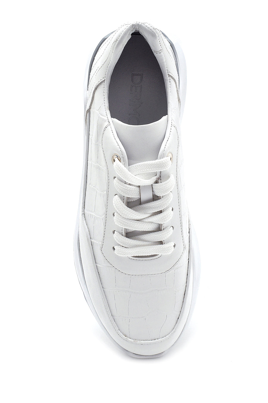Erkek Kroko Desenli Sneaker