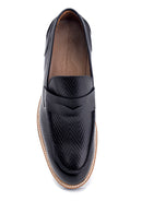 Men's Leather Print Detailed Shoes | Derimod