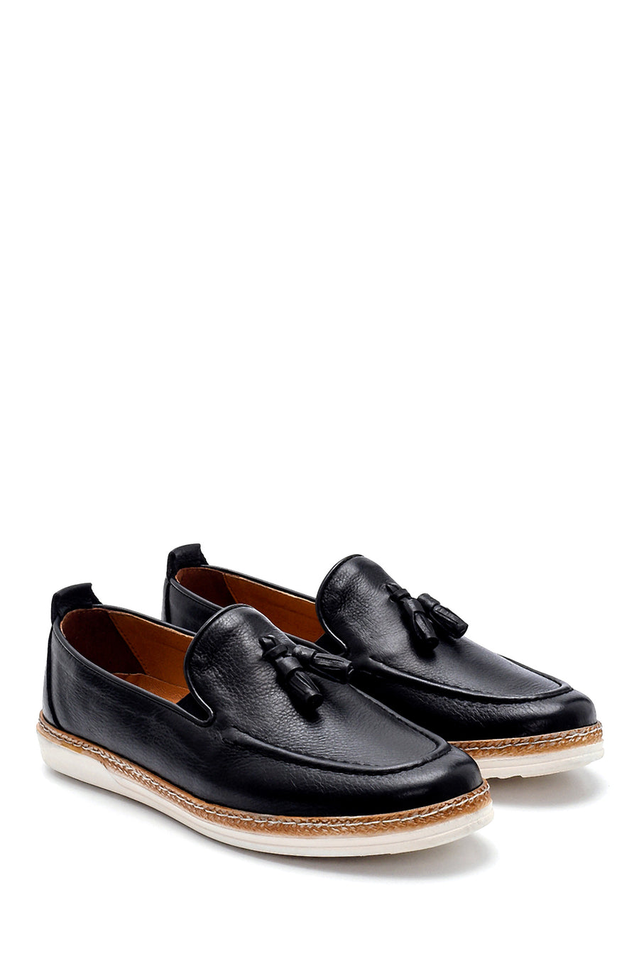 Men's Leather Tassel Detailed Loafer
