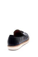 Men's Leather Tassel Detailed Loafer | Derimod