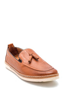 Men's Leather Tassel Detailed Loafer | Derimod