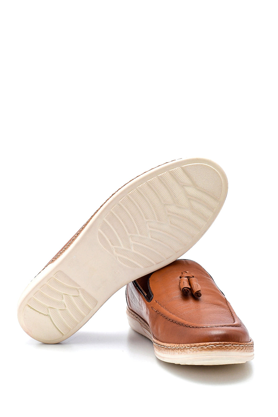 Men's Leather Tassel Detailed Loafer