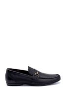 Men's Leather Print Detailed Loafer | Derimod
