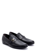 Men's Leather Print Detailed Loafer | Derimod