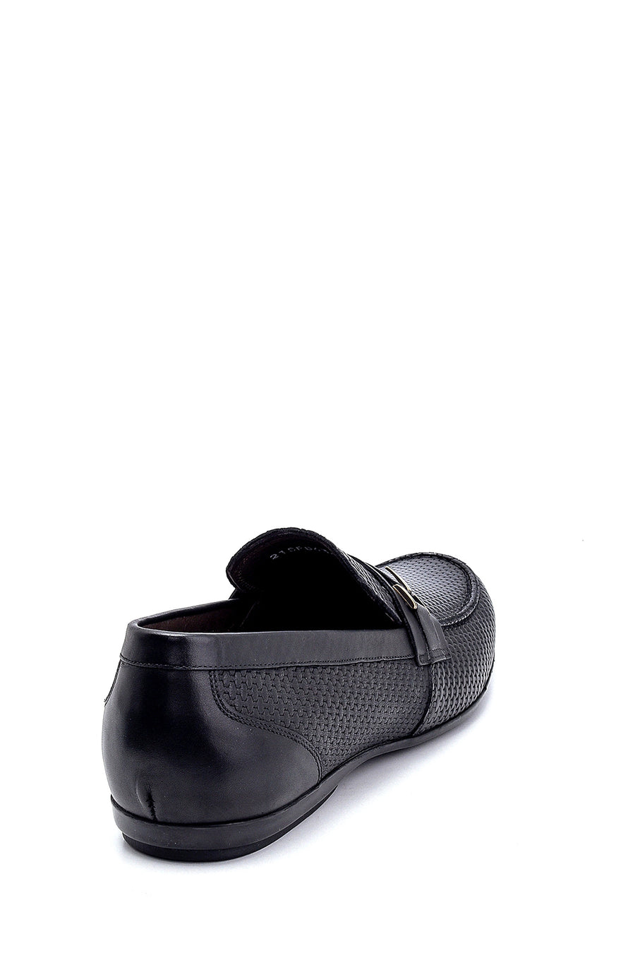Men's Leather Print Detailed Loafer