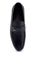 Men's Leather Print Detailed Loafer | Derimod