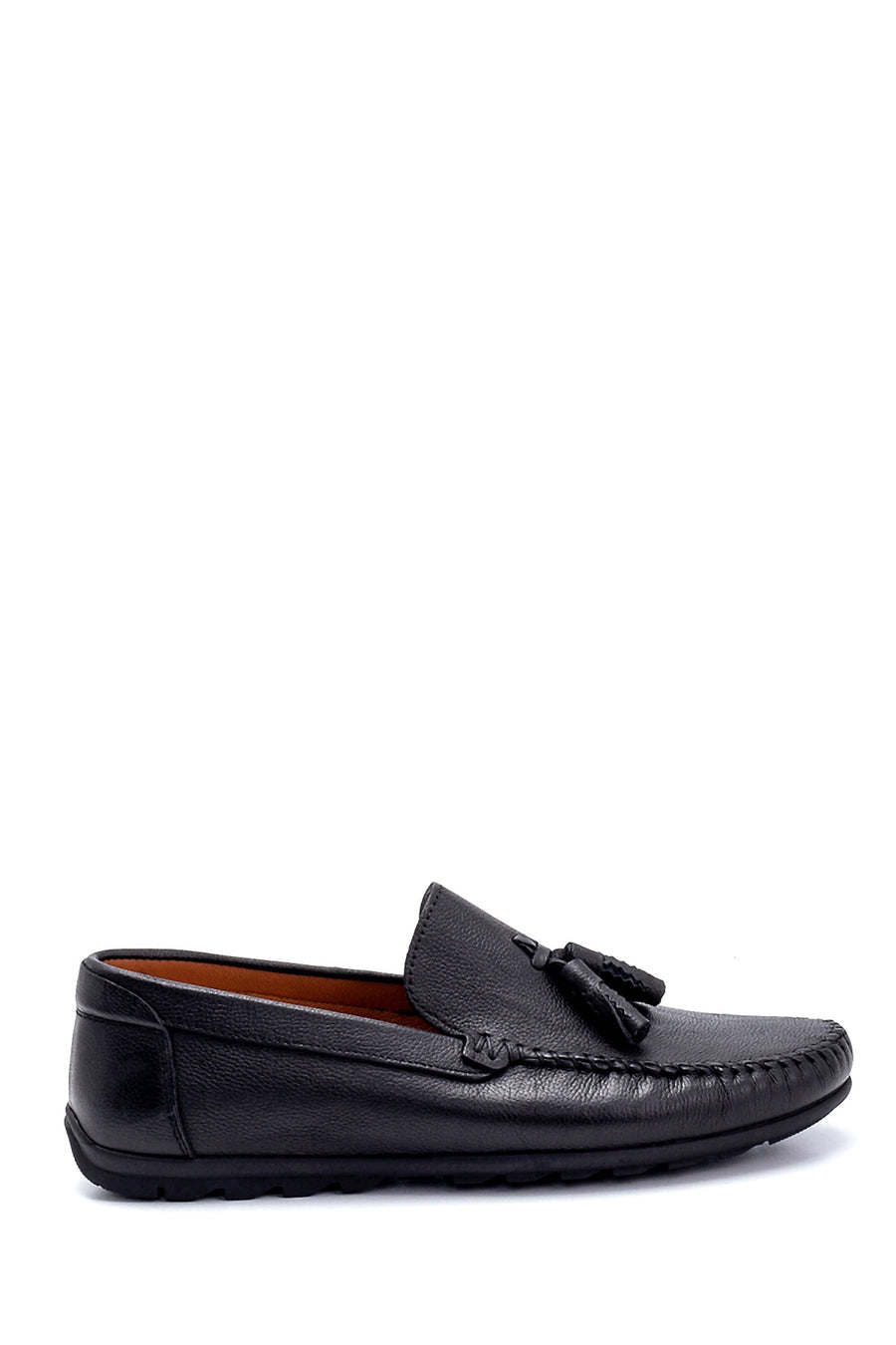 Men's Leather Tassel Detailed Loafer 21SFD6464FT | Derimod