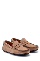 Men's Nubuck Leather Loafer | Derimod