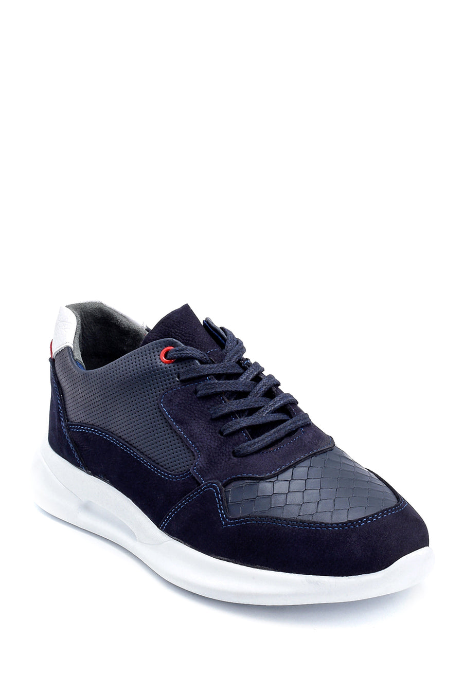 Men's Suede Detailed Leather Sneaker
