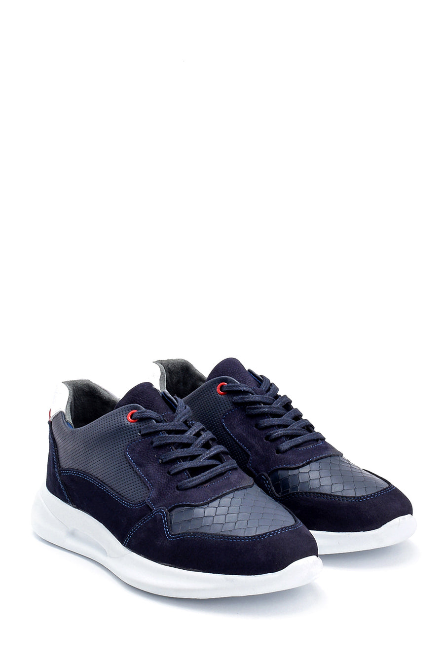 Men's Suede Detailed Leather Sneaker