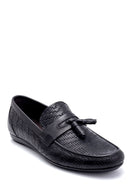 Men's Leather Printed Loafer | Derimod