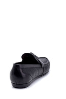 Men's Leather Printed Loafer | Derimod