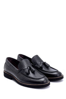 Men's Leather Tassel Detailed Loafer | Derimod