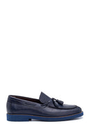 Men's Leather Tassel Detailed Loafer | Derimod