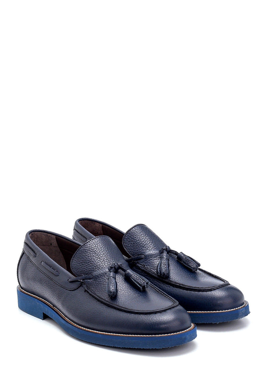 Men's Leather Tassel Detailed Loafer