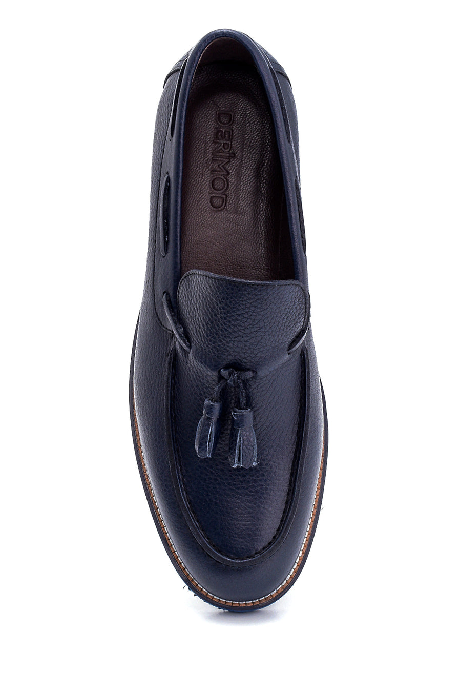 Men's Leather Tassel Detailed Loafer