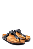 Men's Leather Slippers | Derimod