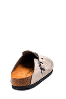 Men's Leather Suede Slippers | Derimod