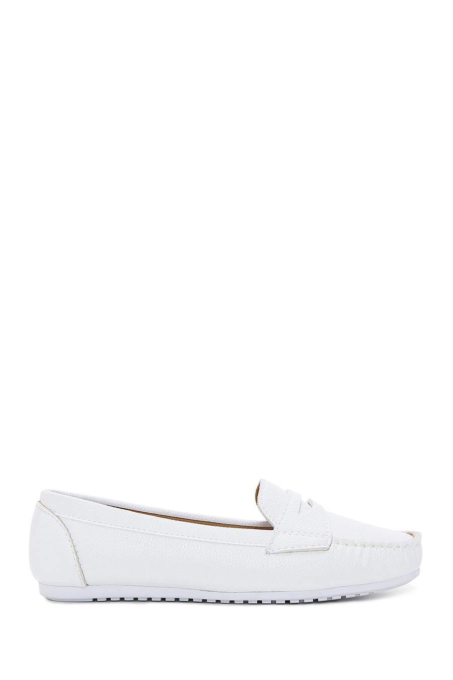 Women's White Loafer 21SFE1451FT | Derimod
