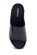 Kadın Dolgu Topuklu Casual Terlik | Derimod