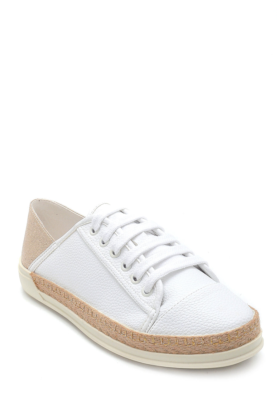 Women's Straw Detailed Sneaker