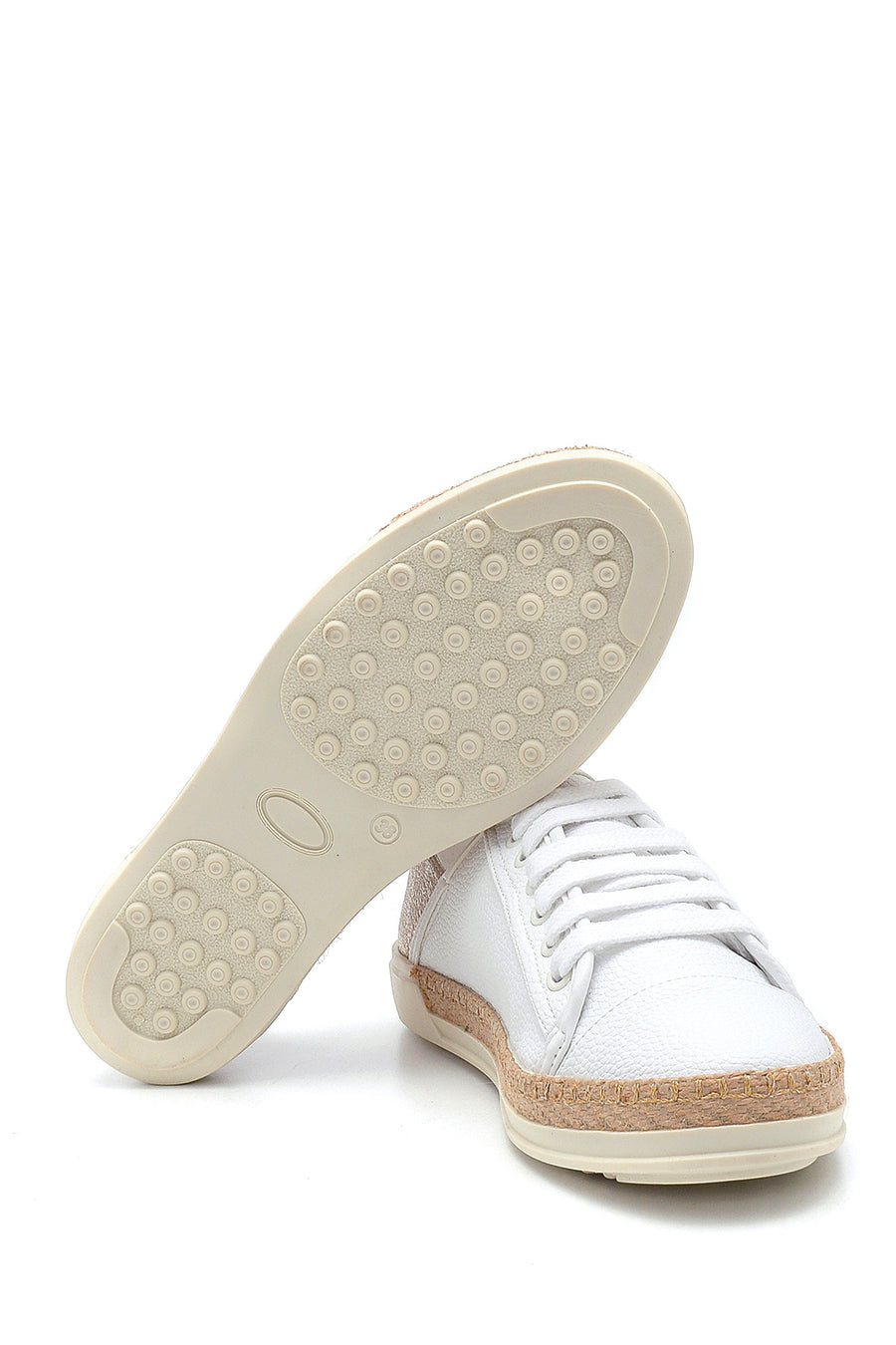 Women's Straw Detailed Sneaker