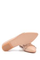 Women's Beige Buckle Ballerinas | Derimod