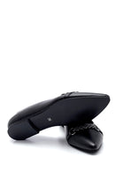 Women's Black Buckle Ballerinas | Derimod