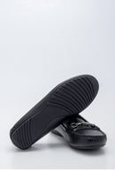 Women's Black Buckle Casual Loafer | Derimod