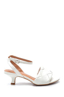 Women's Knitted Detailed Heeled Sandals | Derimod