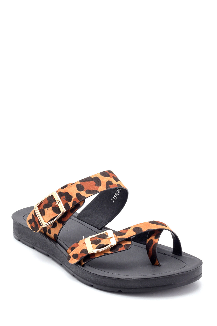 Women's Leopard Patterned Casual Slippers