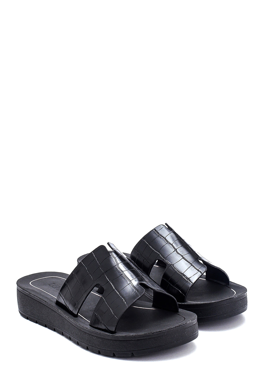 Women's Casual Crocodile Patterned Slippers