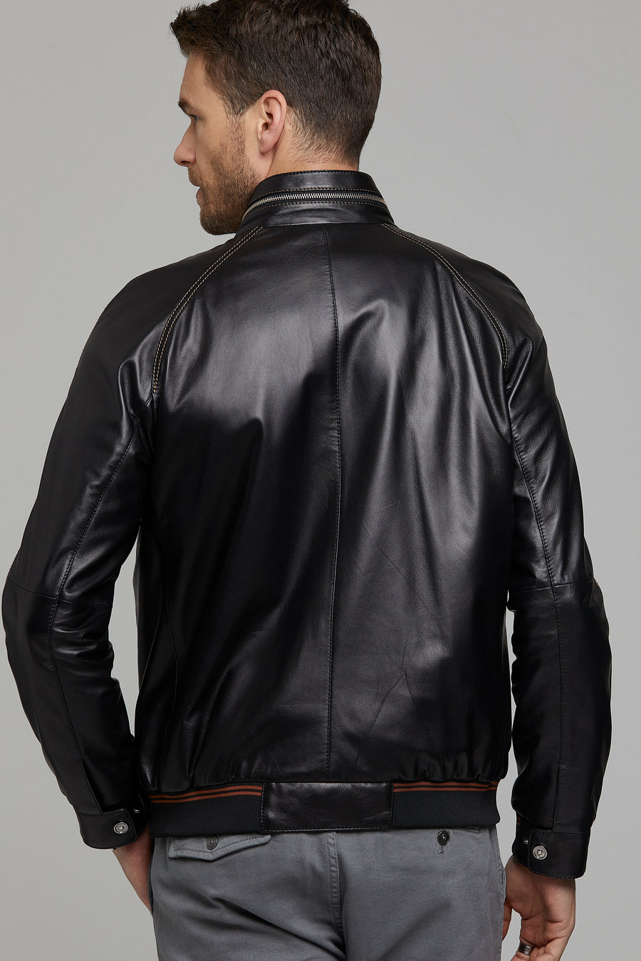 Costa Men's Leather Jacket