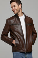 Cody Men's Leather Jacket | Derimod