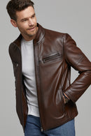 Cody Men's Leather Jacket | Derimod