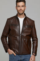 Cody Men's Leather Jacket | Derimod