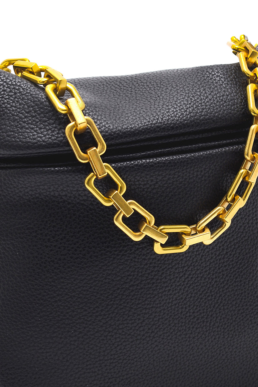 Women's Black Chain Strap Shoulder Bag