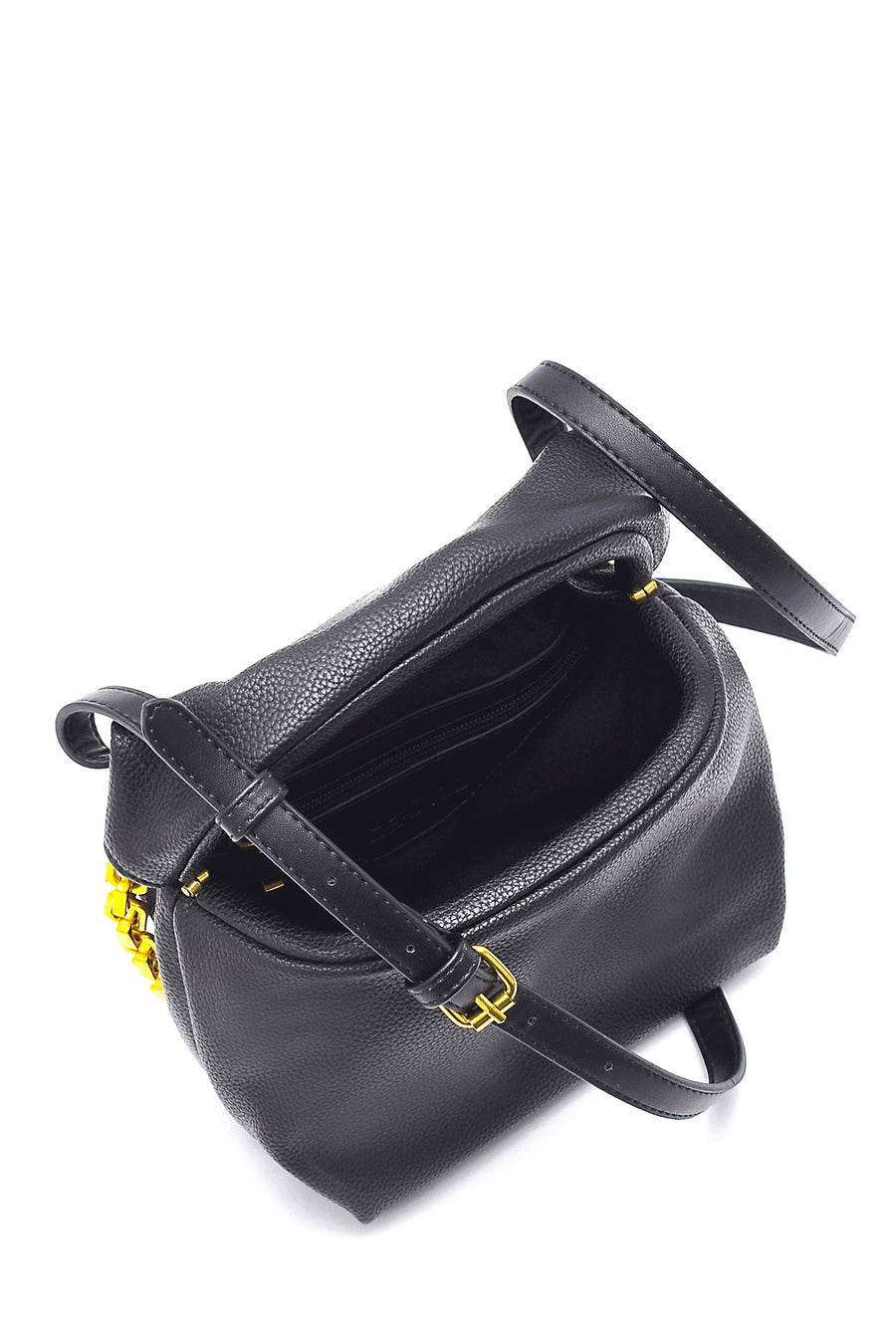 Women's Black Chain Strap Shoulder Bag